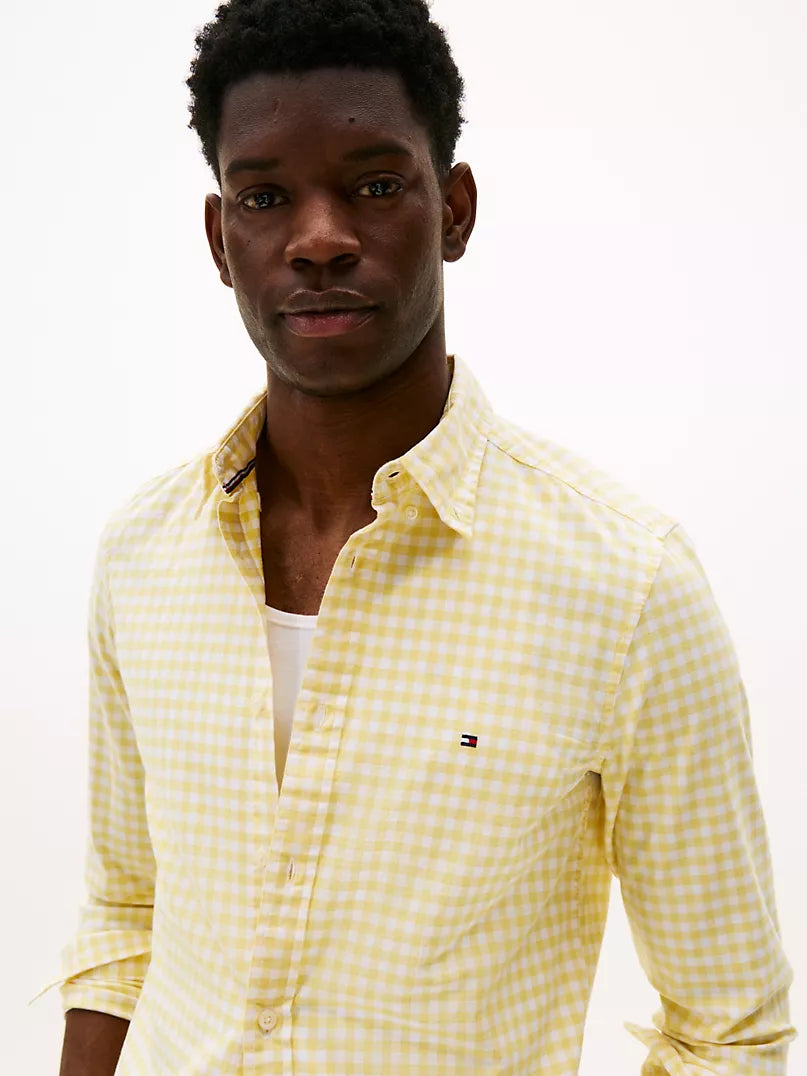 Tommy Hilfiger -Slim Fit Stretch Gingham Oxford Shirt