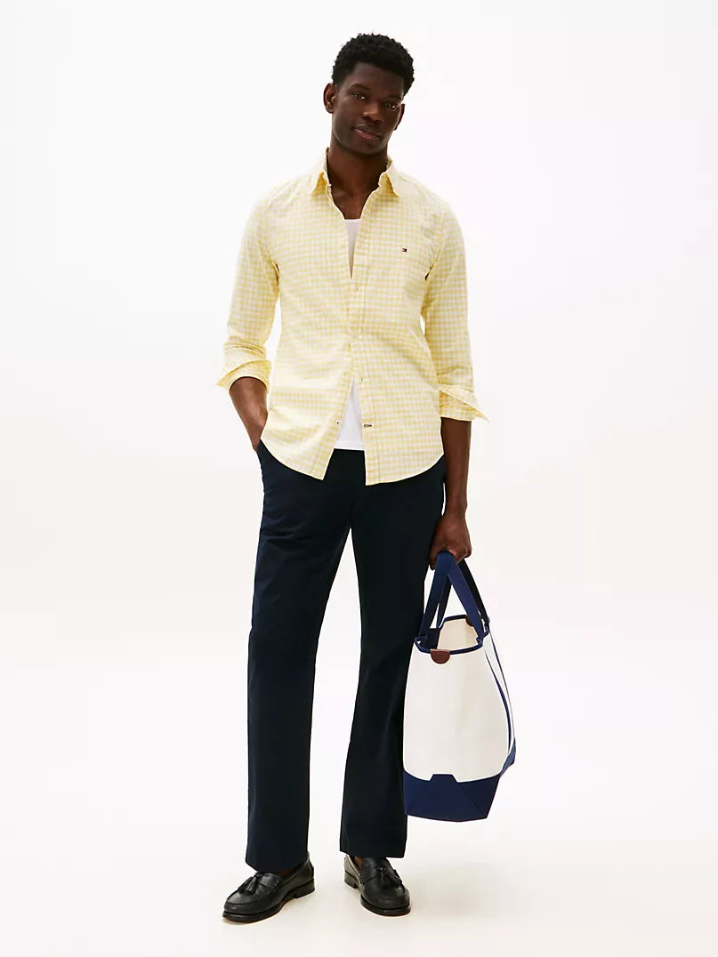 Tommy Hilfiger -Slim Fit Stretch Gingham Oxford Shirt
