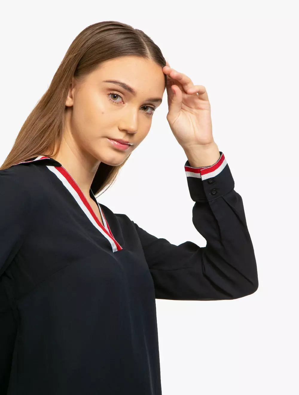 Tommy Hilfiger Tipped Pullover Top
