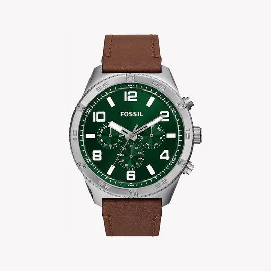 Fossil Brox Multifunction Brown Leather Watch
