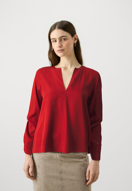 Tommy Hilfiger Regular V Neck Blouse