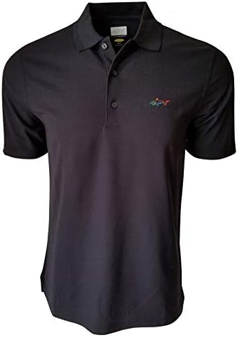 Greg Norman Camisa polo masculina de poliéster Play Dry para desempenho técnico