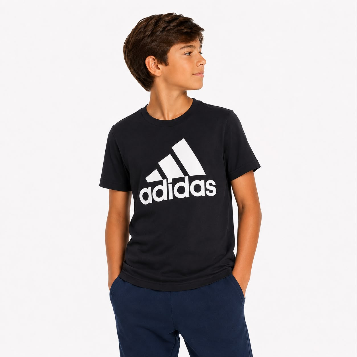 Adidas classic short-sleeved t-shirt in black