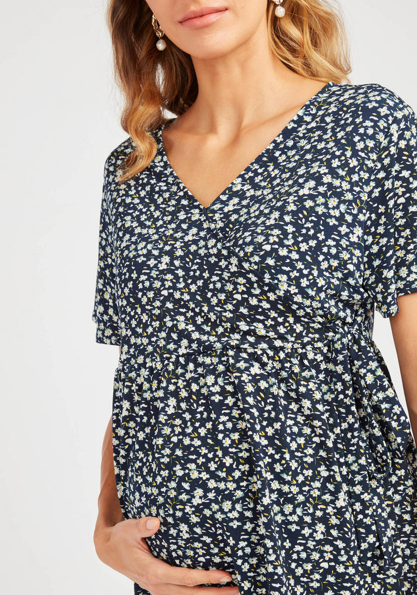 Sienna Sky Petite Comfort Slim Mom Bluse