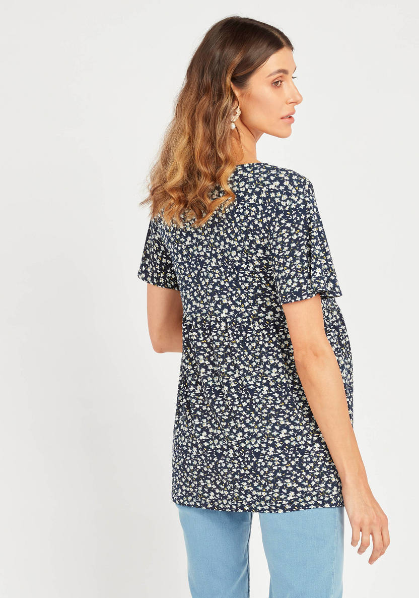Sienna Sky Petite Comfort Slim Mom Bluse