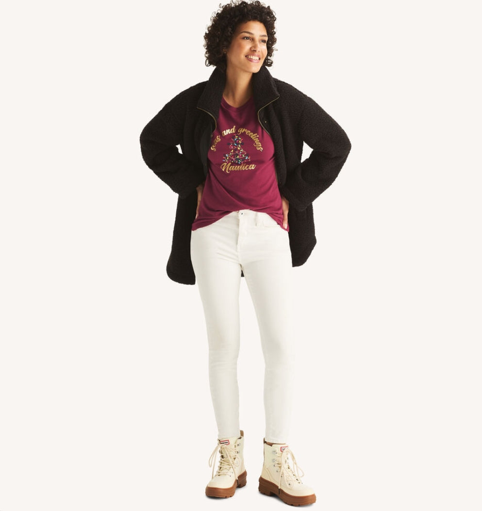 Náutica Sea & Greetings Foil Graphic T-Shirt