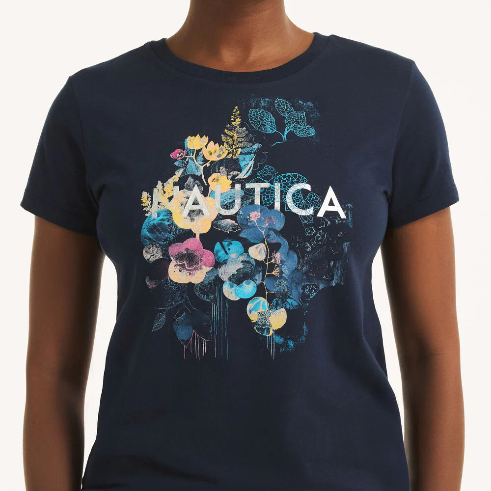 Náutica Flowers Foil Graphic T-Shirt
