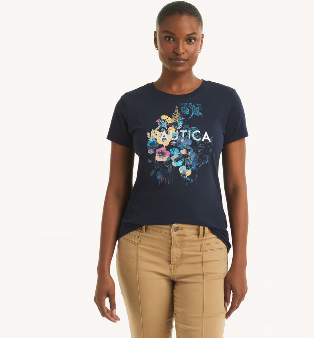 Náutica Flowers Foil Graphic T-Shirt