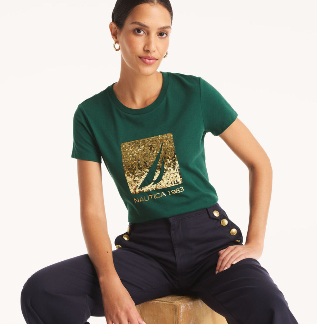 Náutica Sequin 1983 Graphic T-Shirt