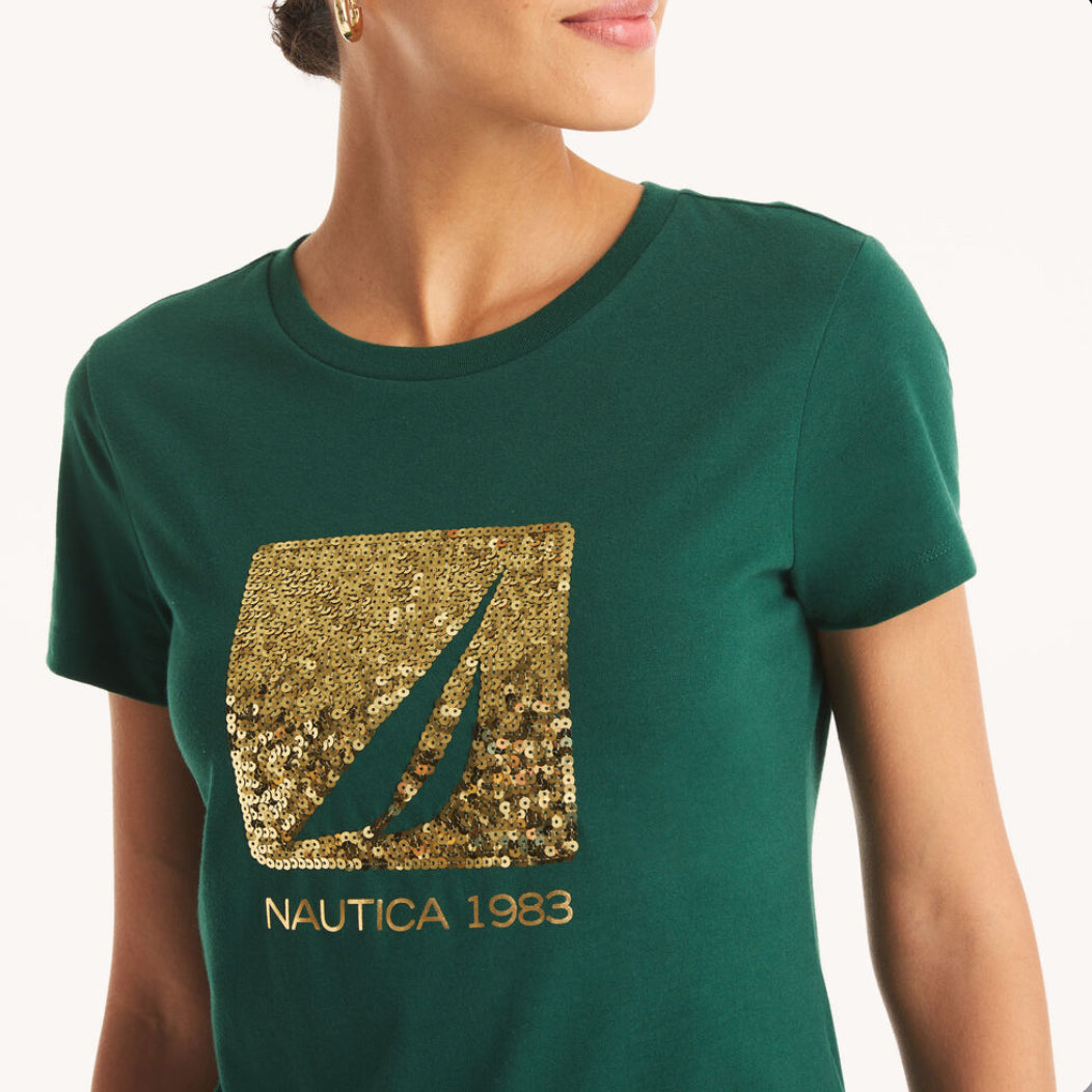 Náutica Sequin 1983 Graphic T-Shirt