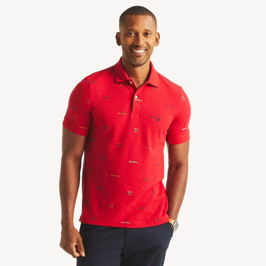 Nautica Classic Fit Printed Polo