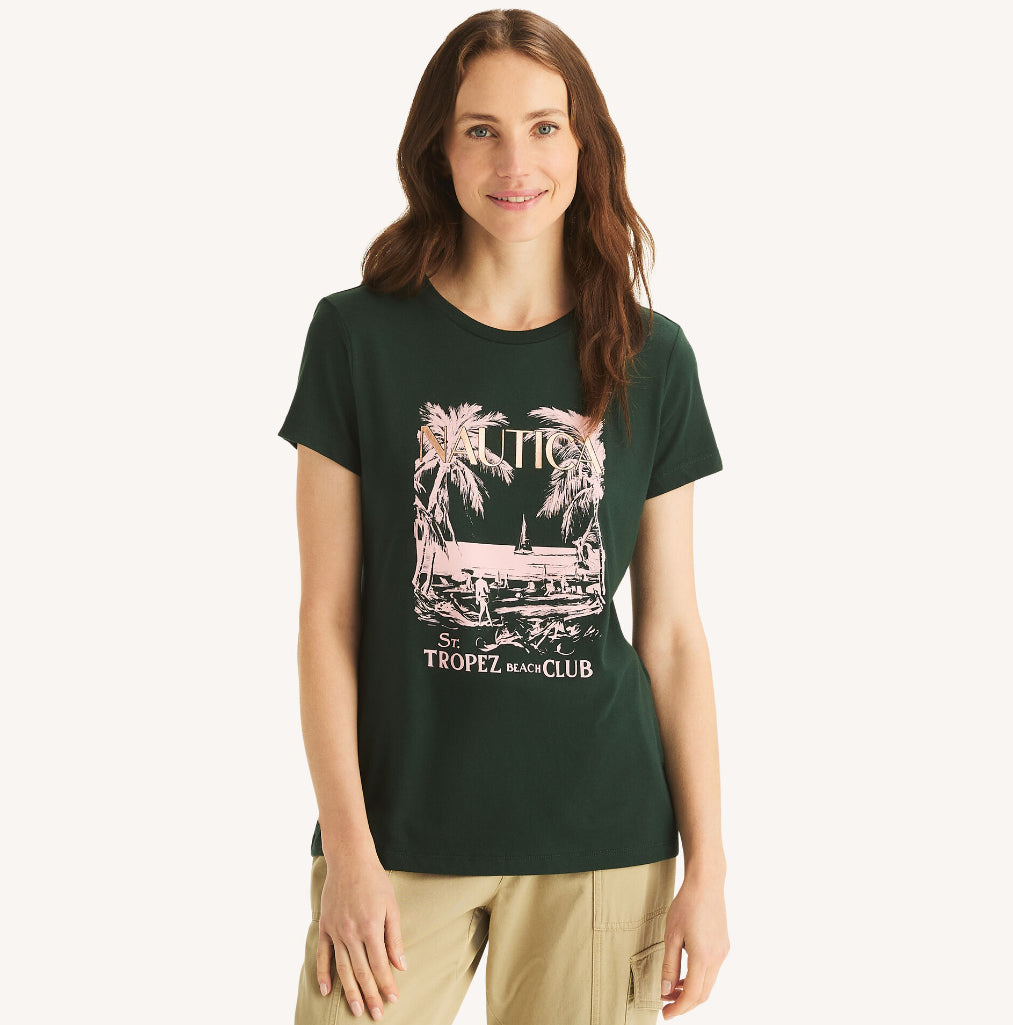 Náutica Resort Time Foil Graphic T-Shirt