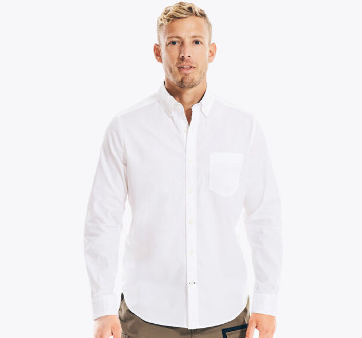 Nautica Solid Oxford Shirt