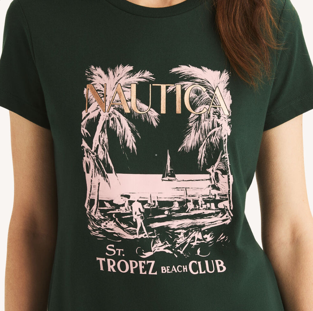 Náutica Resort Time Foil Graphic T-Shirt