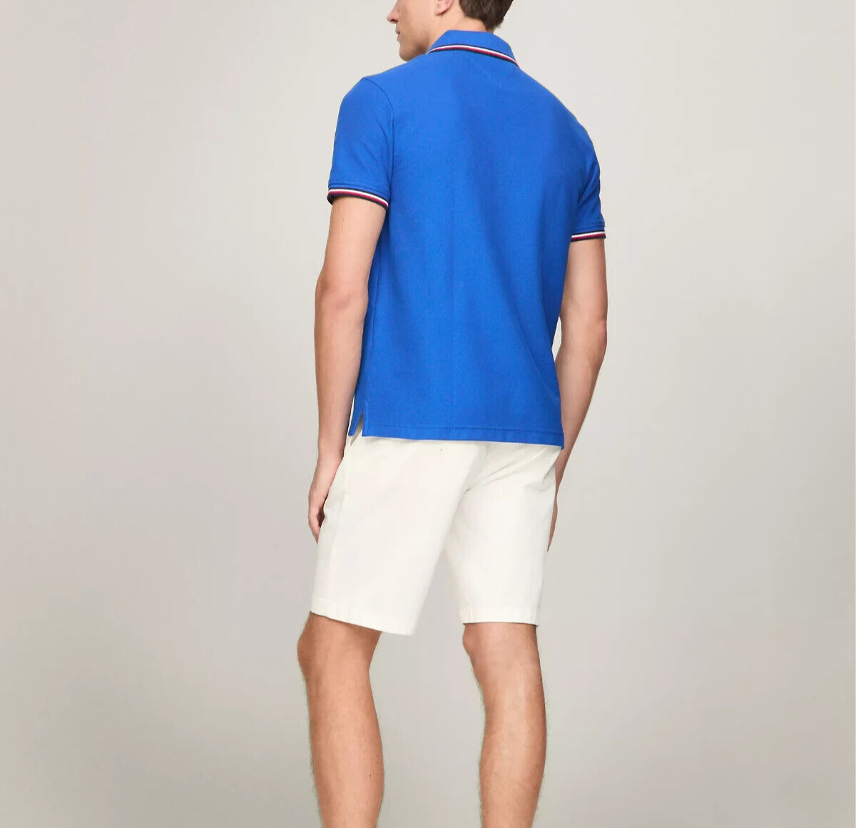 Tommy Hilfiger TH Polo de Hombre Camisa de Manga Corta con Cuello y Botones algodón