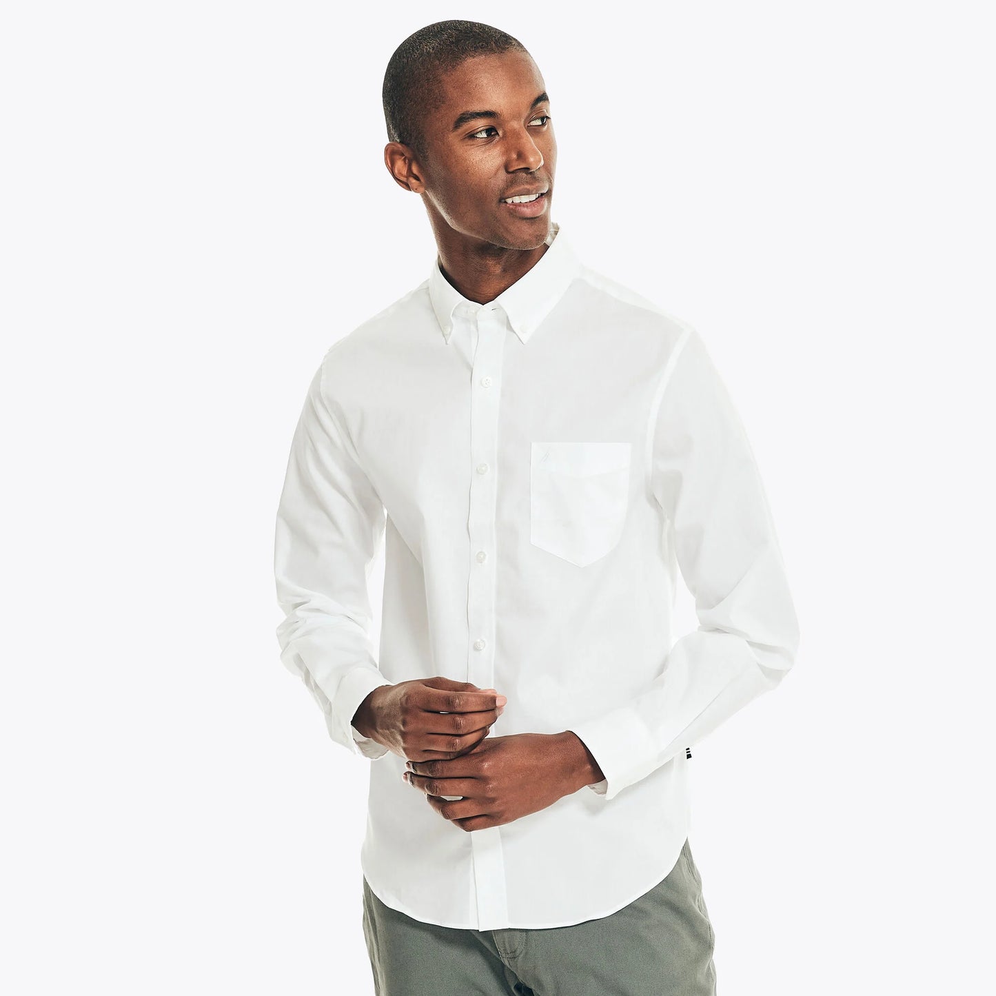 Nautica Wrinkle-Resistant Wear to Work Shirt