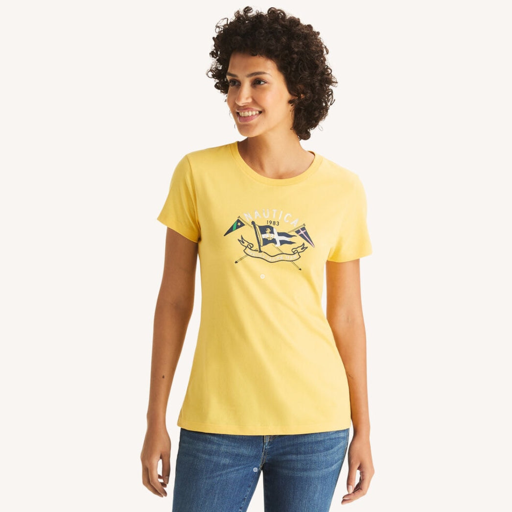 Náutica Heritage Flag Foil Graphic T-Shirt
