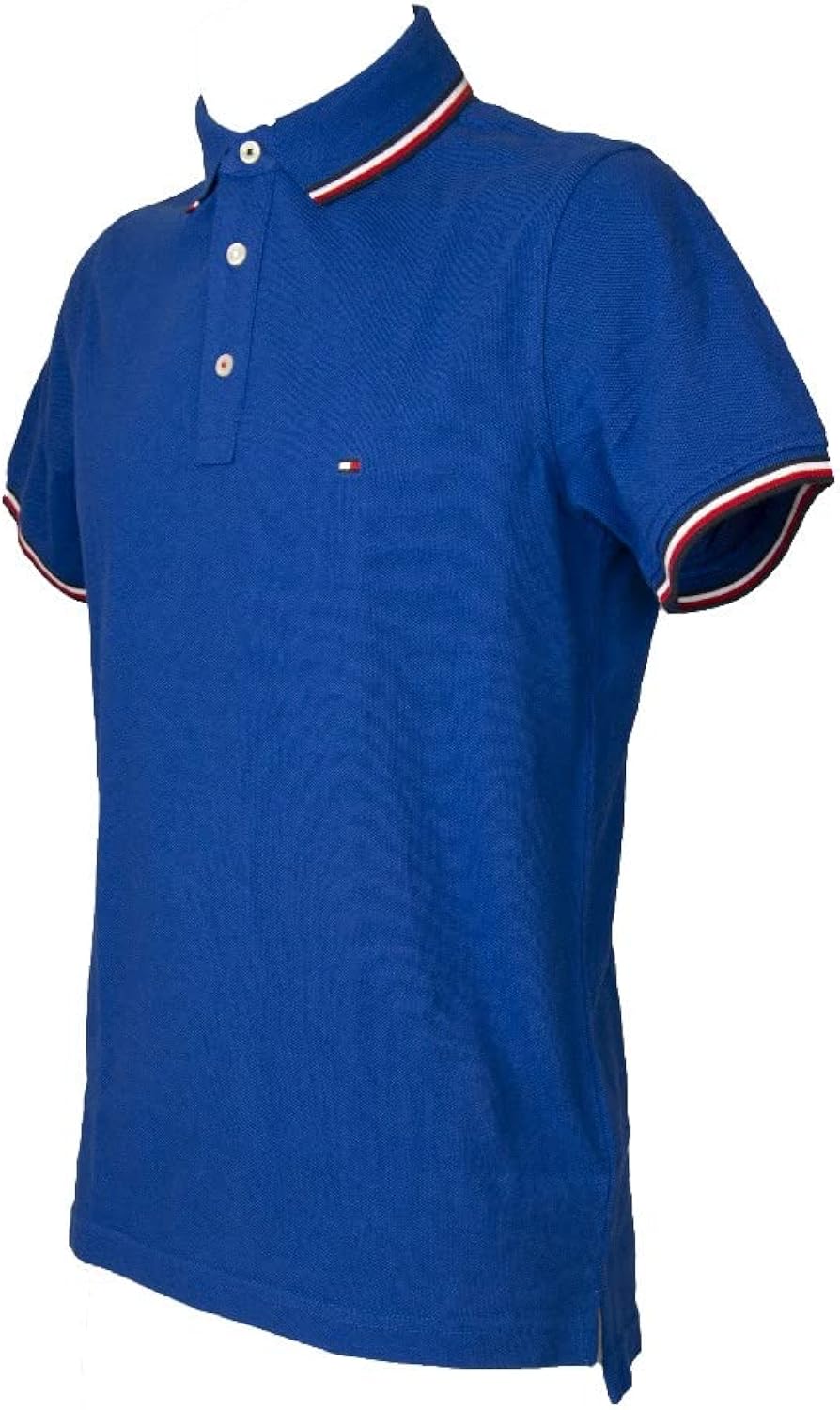 Tommy Hilfiger TH Polo de Hombre Camisa de Manga Corta con Cuello y Botones algodón