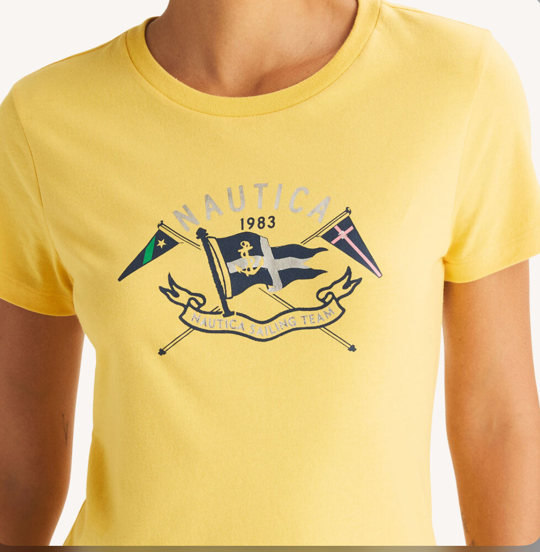 Náutica Heritage Flag Foil Graphic T-Shirt