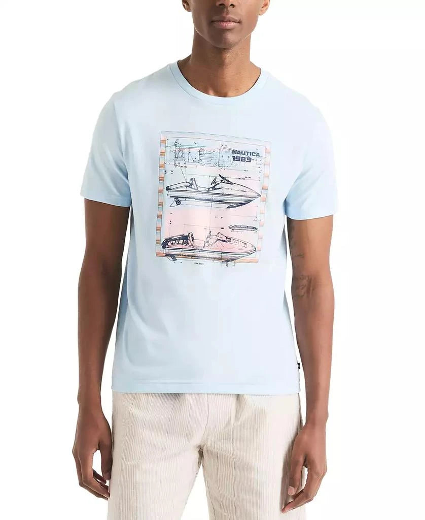 Nautica-Men's Jet Ski Graphic T-Shirt