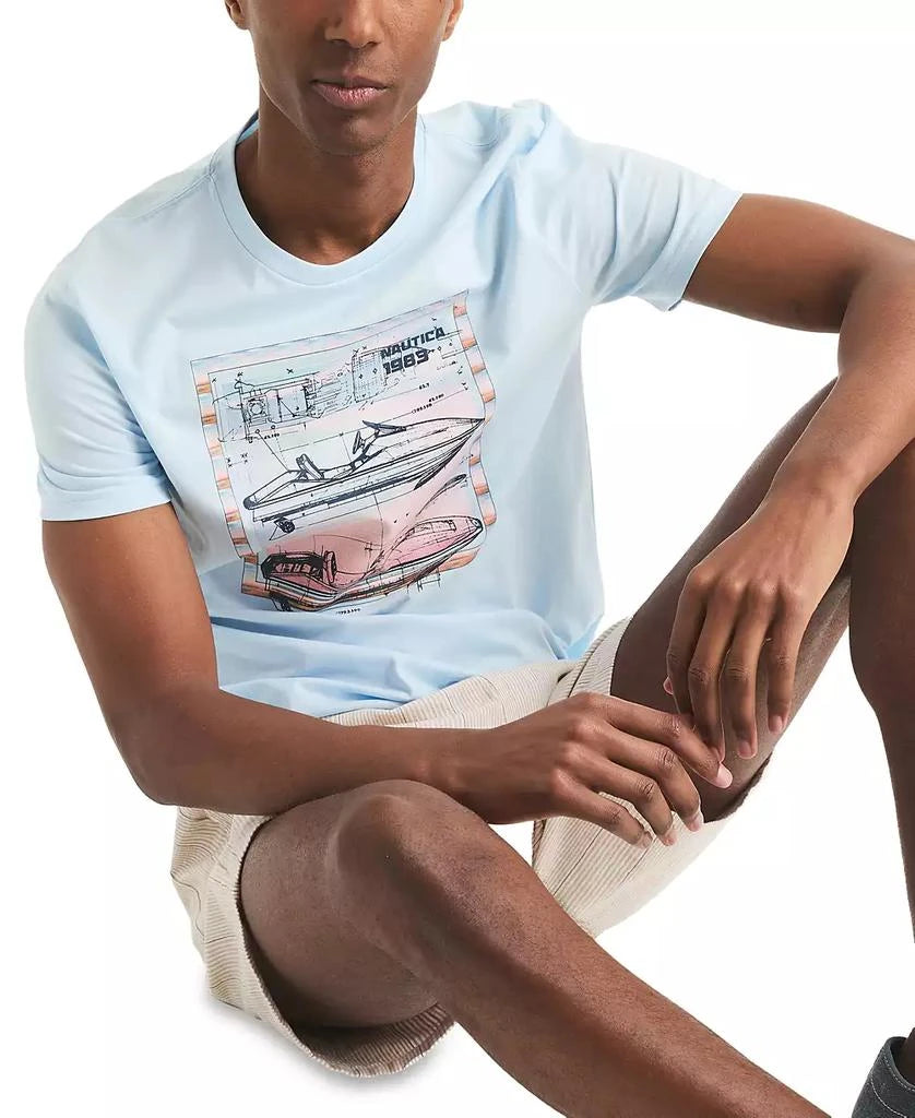 Nautica-Men's Jet Ski Graphic T-Shirt