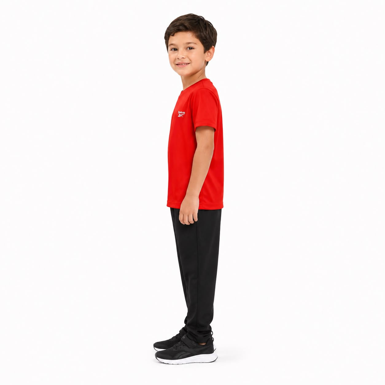 Reebok red sports shirt boys