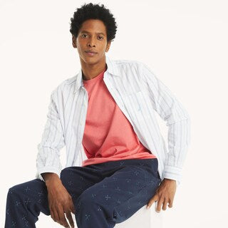 Nautica -Heather Crewneck Deck T-Shirt