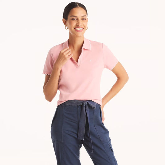 Nautica Scallop Polo Shirt