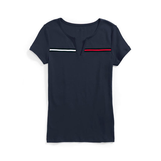 Tommy Hilfiger Essential Split - Neck T-Shirt