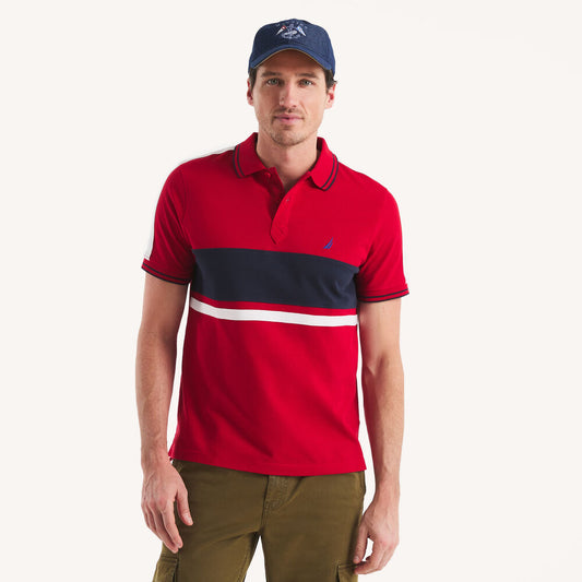 Nautica Classic Fit Colorblock Polo