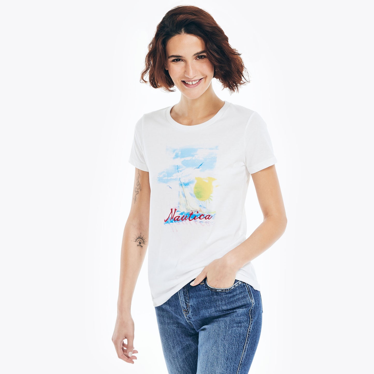 Nautica Sustainably Crafted Ocean Vives Graphic T-Shirt