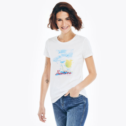 Nautica Sustainably Crafted Ocean Vives Graphic T-Shirt