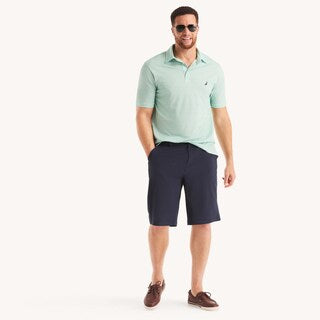 Nautica-Big & Tall Striped Classic Fit Polo