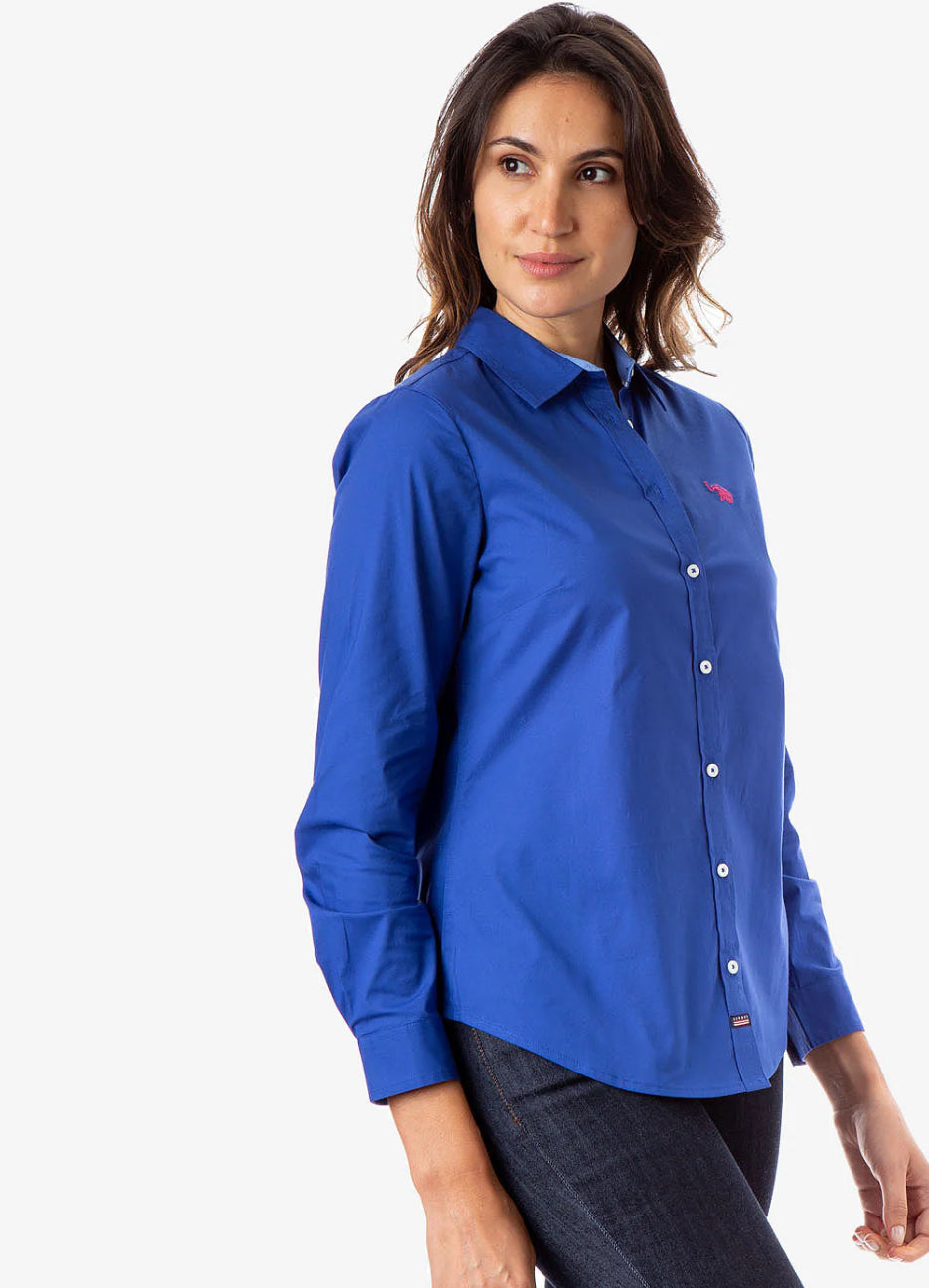 U.S Polo Assn Solid Stretch Poplin Shirt