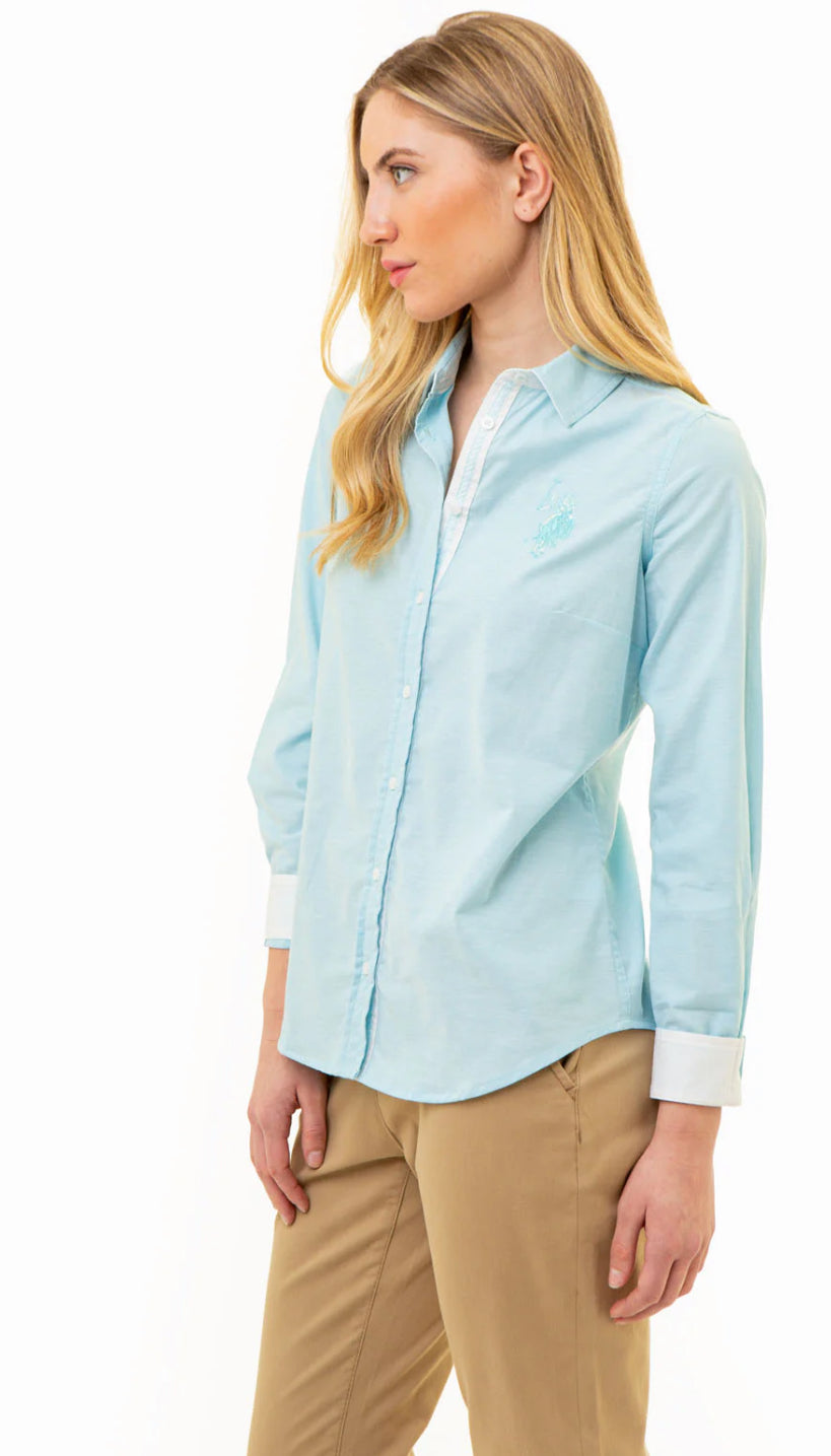 U.S Polo Assn Tonal Oxford Long Sleeve Shirt