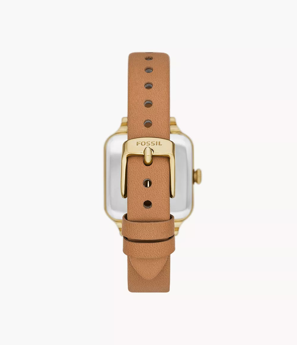 Fossil Colleen Three Hand Brown Leather Watch