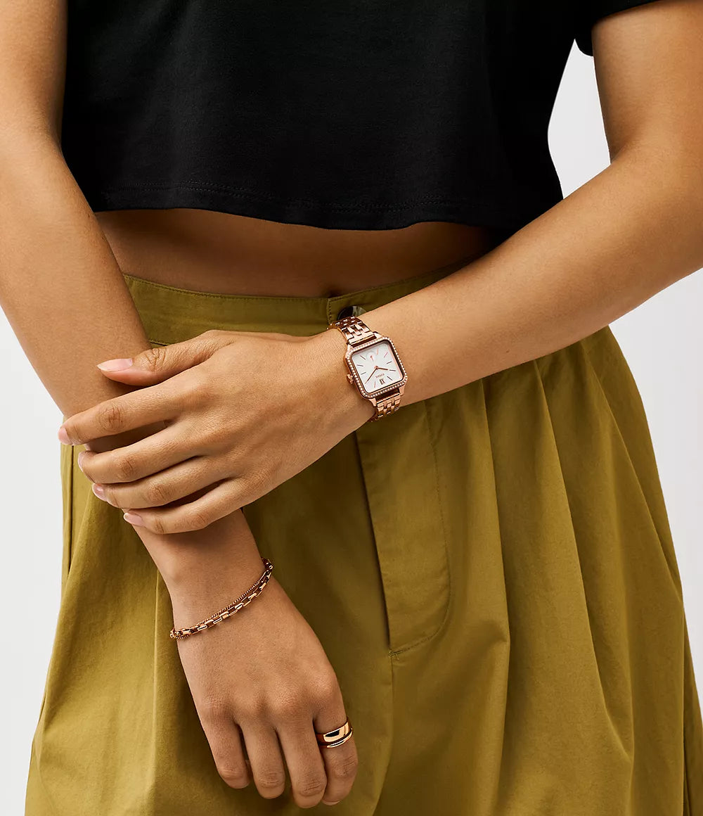 Fossil Colleen Three-Hand Rose Gold-Tone Stainless Steel Watch