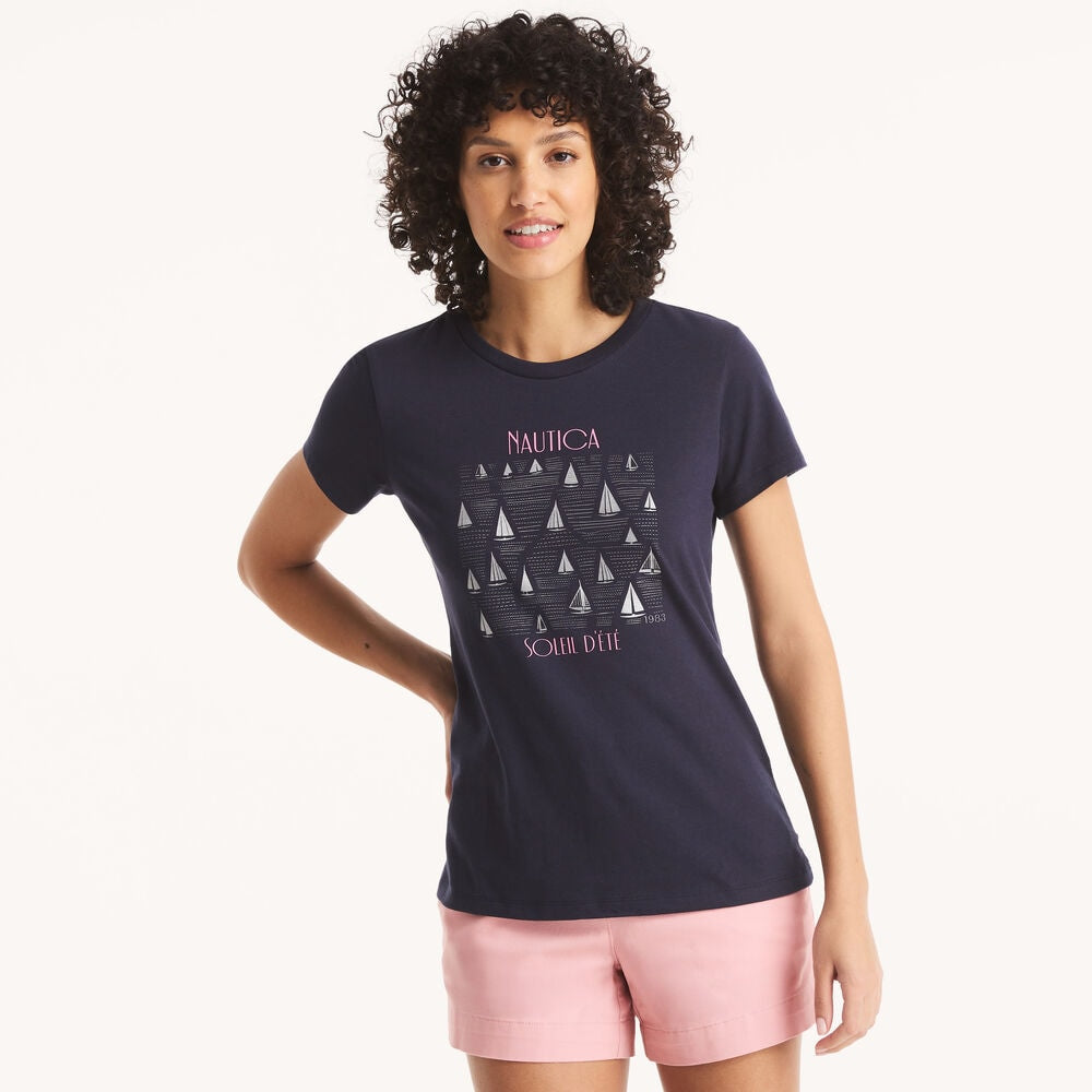 Náutica-sailing graphic t-shirt