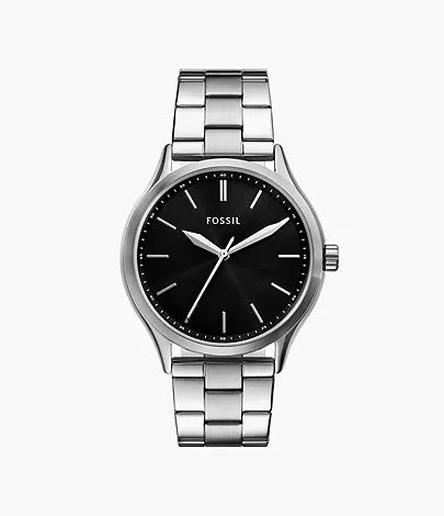 Fossil Fenmore Three-Hand Stainless Steel Watch
