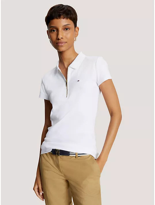 Tommy Hilfiger Slim Fut Essential Zip Polo