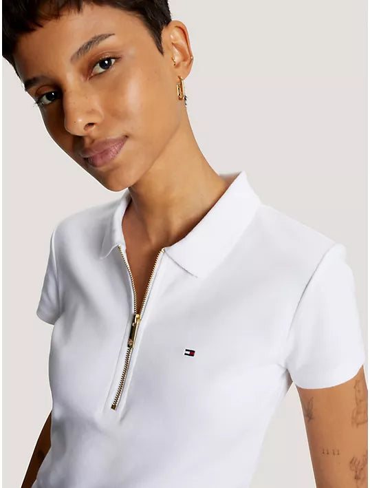 Tommy Hilfiger Slim Fut Essential Zip Polo