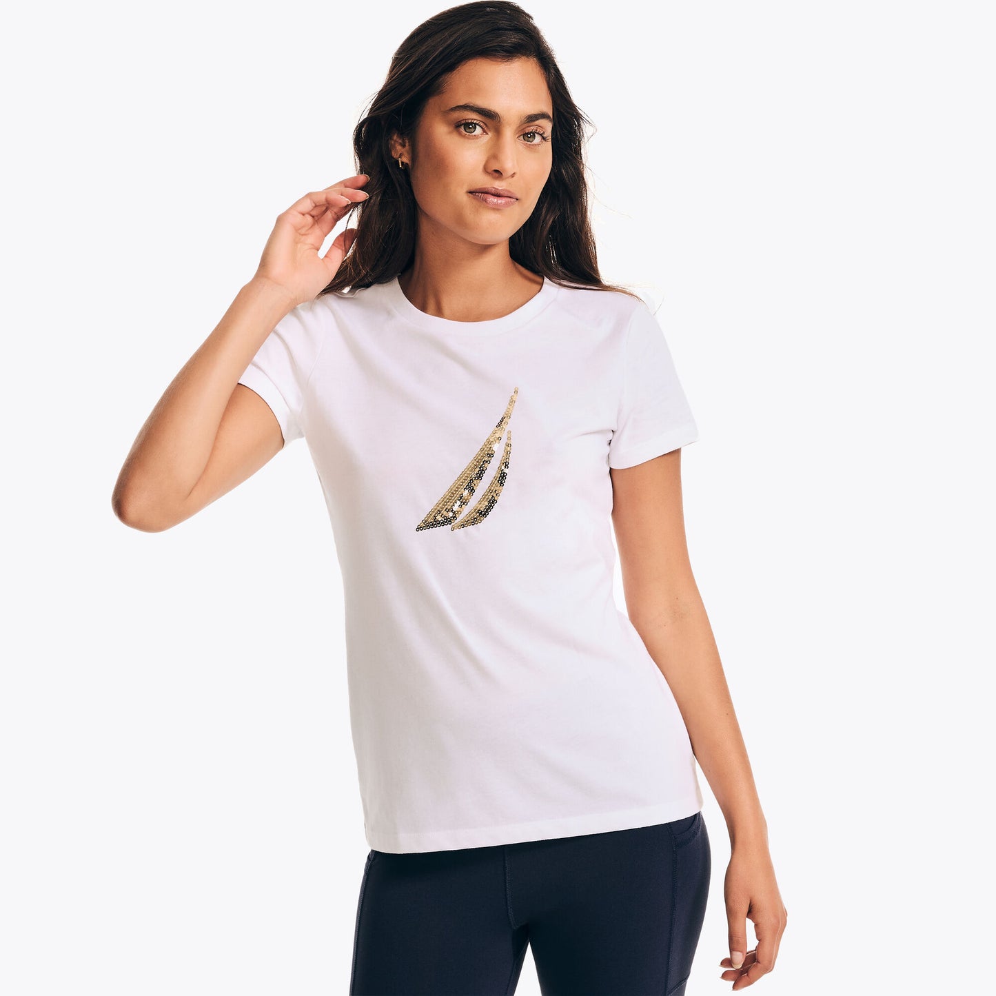 Náutica Sustainably Crafted J-Class Sequin Graphic T-Shirt