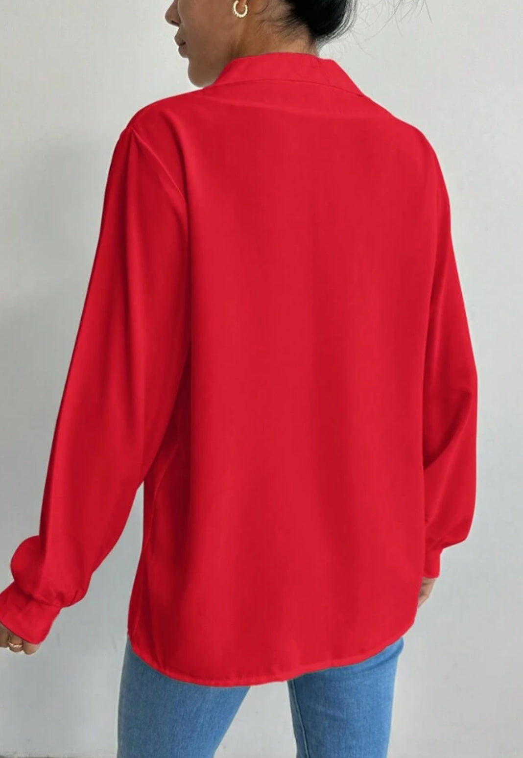 Rafaella Ladies' Red Fabric Top