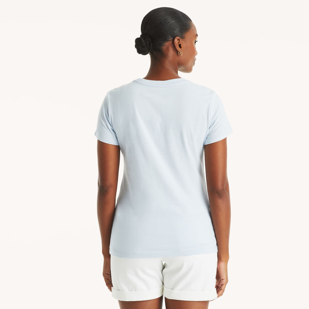 Náutica-floral logo graphic t-shirt