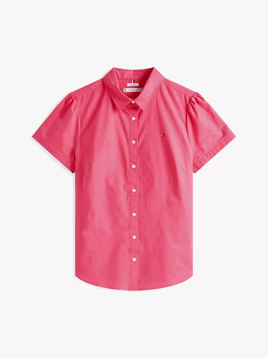 Tommy Hilfiger-Camisa Oxford de manga corta