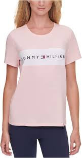 Tommy Hilfiger Sport Womens Cotton Blend Activewear T-Shirt