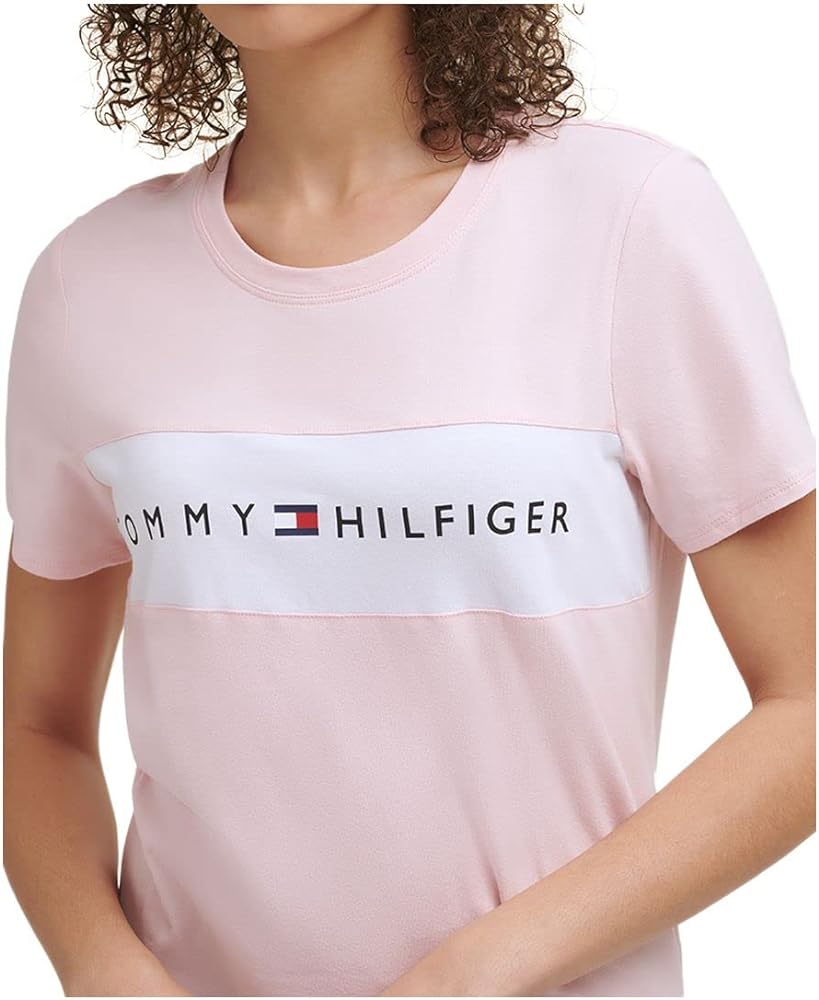 Tommy Hilfiger Sport Womens Cotton Blend Activewear T-Shirt