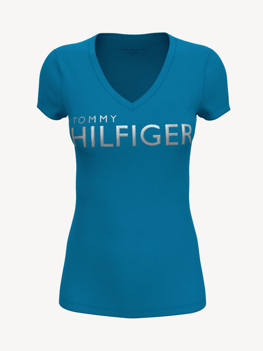 Tommy Hilfiger Essential Logo V-Neck T-Shirt