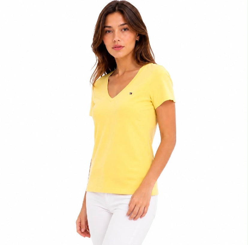 Tommy Hilfiger V-Neck Fave Core Plus T-Shirt Women’s