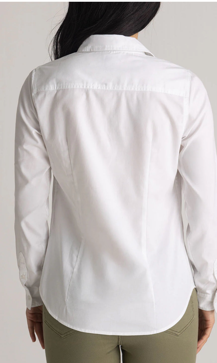 U.S Polo Assn Solid Stretch Poplin Shirt